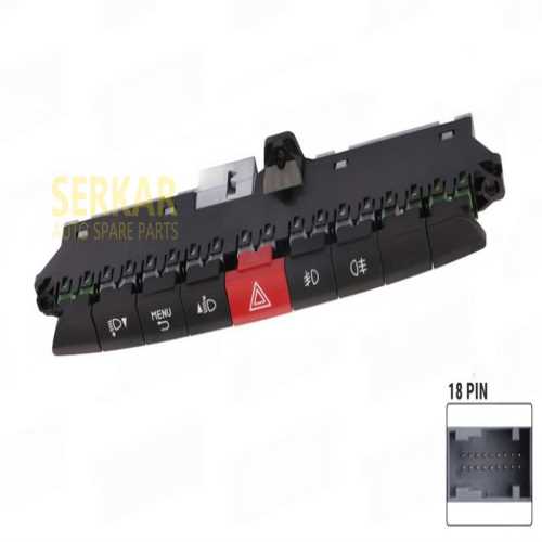 DOBLO IV KUMANDA GRUBU DÖRTLÜ FLAŞÖR ÖN VE ARKA SİSLİ ARKA REZISTANSSIZ